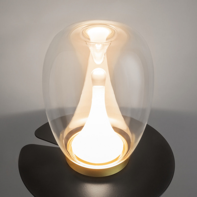 Lampa stołowa szklana Splash LED Maytoni | Nowoczesny design