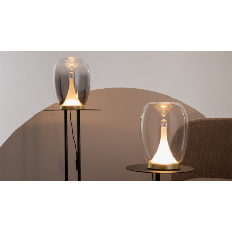 Lampa stołowa szklana Splash LED Maytoni | Nowoczesny design