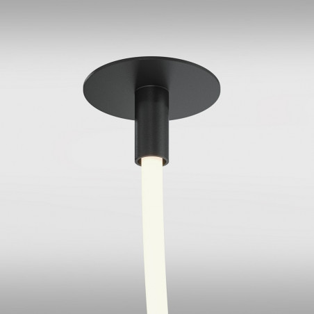 Lampa Wisząca Maytoni Tau LED Czarna | Nowoczesny Design