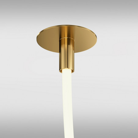 Lampa Wisząca Maytoni Tau LED Złota | Nowoczesny Design