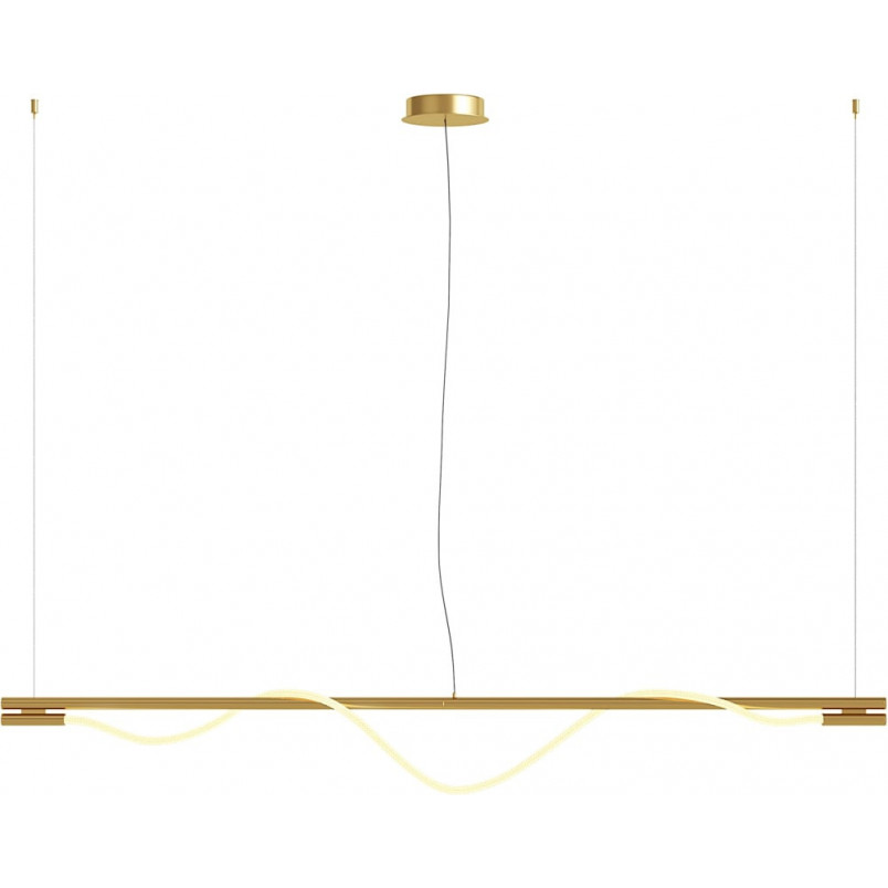 Lampa wisząca Maytoni Tau LED złota 180cm - Nowoczesny design
