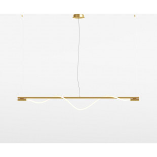 Lampa wisząca Maytoni Tau LED złota 180cm - Nowoczesny design