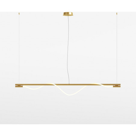 Lampa wisząca Maytoni Tau LED złota 180cm - Nowoczesny design