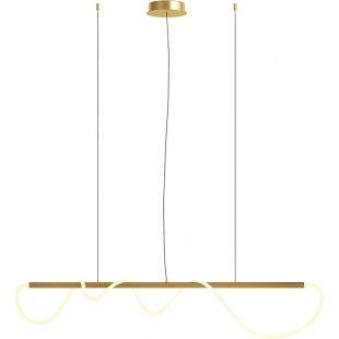 Lampa wisząca LED Maytoni Tau - Złota, Nowoczesna | Sklep z Lampami