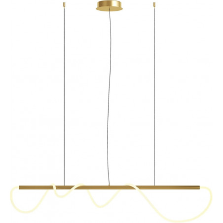 Lampa wisząca LED Maytoni Tau - Złota, Nowoczesna | Sklep z Lampami