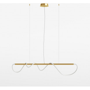 Lampa wisząca LED Maytoni Tau - Złota, Nowoczesna | Sklep z Lampami