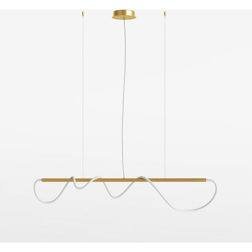 Lampa wisząca LED Maytoni Tau - Złota, Nowoczesna | Sklep z Lampami