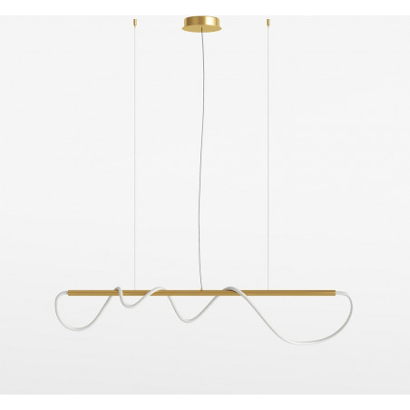 Lampa wisząca LED Maytoni Tau - Złota, Nowoczesna | Sklep z Lampami