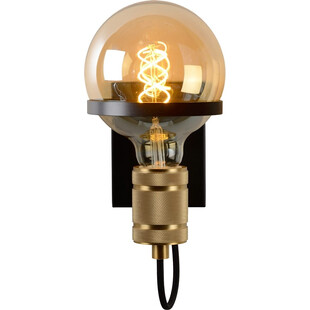Kinkiet Loft Ottelien | Lucide - Czarny/Złoty | Sklep Lamp
