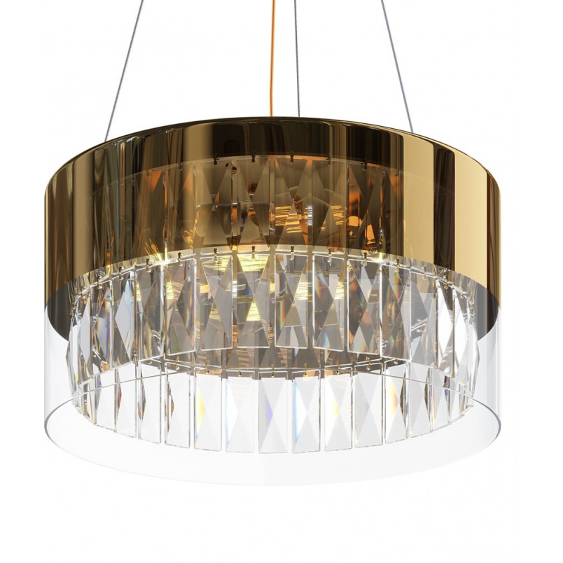 Lampa Wisząca Szklana Złota Maytoni Wonderland 40cm | Sklep Lamp