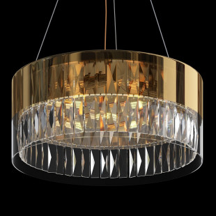 Lampa Wisząca Szklana Złota Maytoni Wonderland | Elegancki Żyrandol