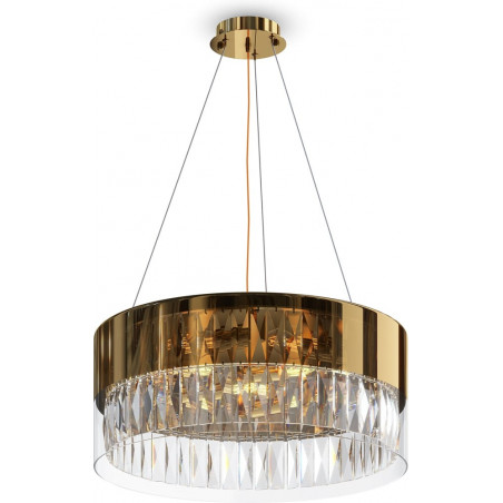 Lampa Wisząca Szklana Złota Maytoni Wonderland | Elegancki Żyrandol