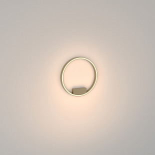 Plafon okrągły nowoczesny Rim LED 3000K 40cm mosiężny Maytoni