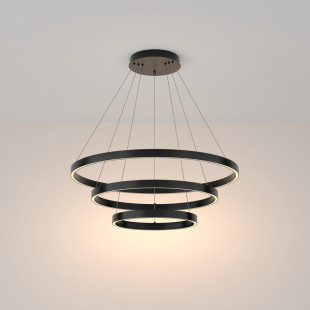 Lampa wisząca Rim LED czarna Maytoni | Nowoczesny design