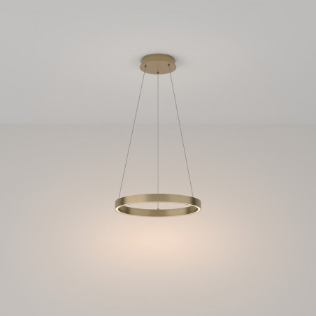 Lampa wisząca Rim LED mosiężna Maytoni | Nowoczesny design