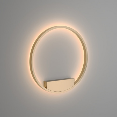 Kinkiet Okrągły Mosiężny Maytoni Rim LED - Nowoczesny Design