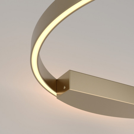 Kinkiet Okrągły Mosiężny Maytoni Rim LED - Nowoczesny Design