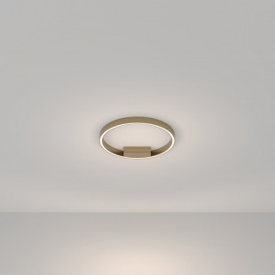 Plafon okrągły nowoczesny Rim LED 4000K 40cm mosiężny Maytoni