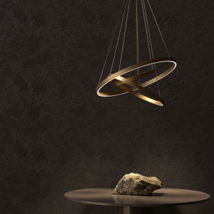 Lampa wisząca Rim mosiężna Maytoni | Nowoczesne oświetlenie