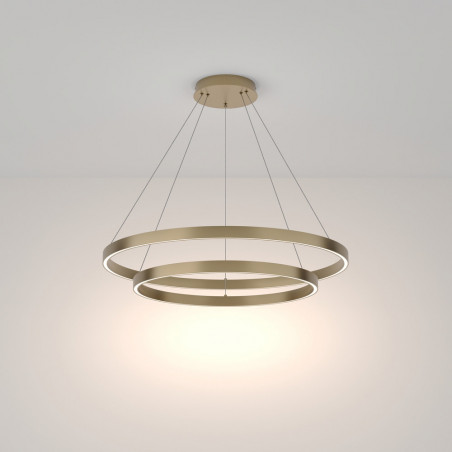 Lampa Wisząca Rim LED Mosiężna Maytoni | Nowoczesny Design
