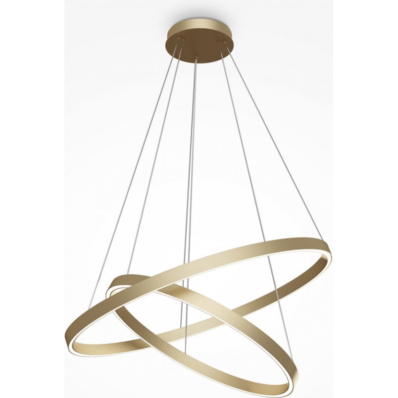 Lampa Wisząca Rim LED Mosiężna Maytoni | Nowoczesny Design