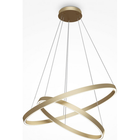 Lampa Wisząca Rim LED Mosiężna Maytoni | Nowoczesny Design