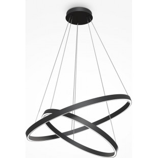 Lampa Wisząca Rim LED Czarna Maytoni | Nowoczesny Design