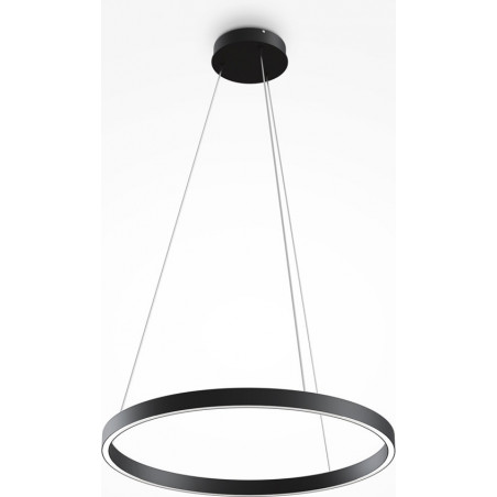 Lampa wisząca Rim LED czarna Maytoni | Nowoczesny design