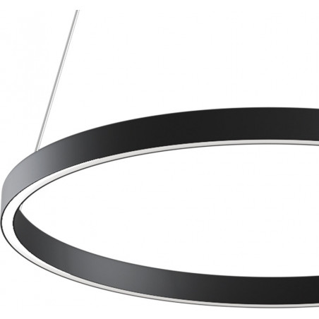 Lampa wisząca Rim LED czarna Maytoni | Nowoczesny design