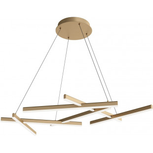 Lampa wisząca Line LED Maytoni - Nowoczesny design, złoto