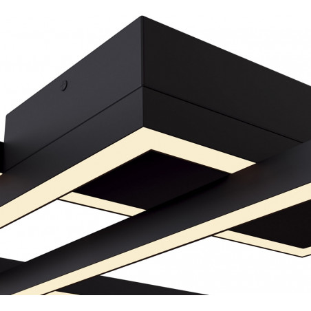 Plafon Line LED czarny Maytoni | Nowoczesne oświetlenie