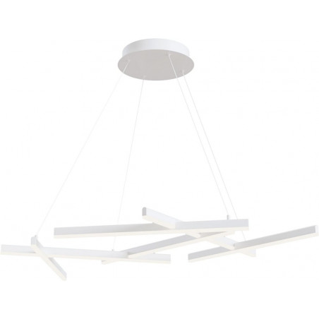 Lampa wisząca Line LED biała Maytoni | Nowoczesne oświetlenie