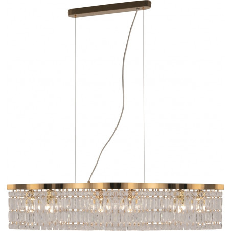 Lampa wisząca Dune Maytoni: Kryształowa elegancja w złotym wydaniu