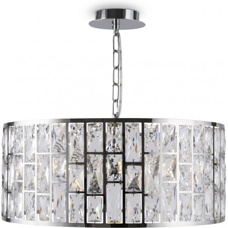 Lampa wisząca kryształowa Gelid 50cm - Maytoni | Glamour