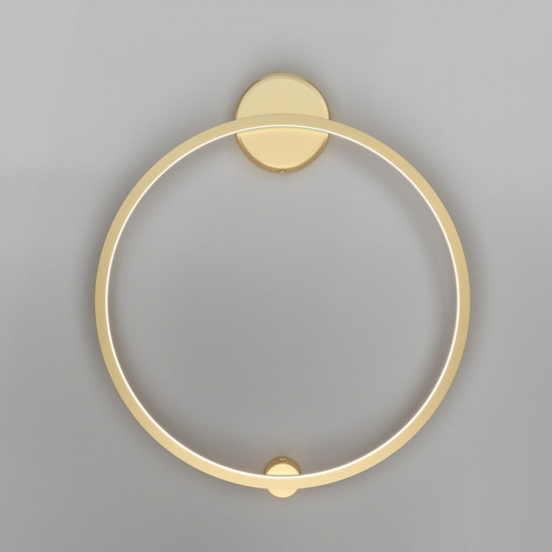 Kinkiet Halo LED Maytoni | Mosiężny, Okrągły, 60cm