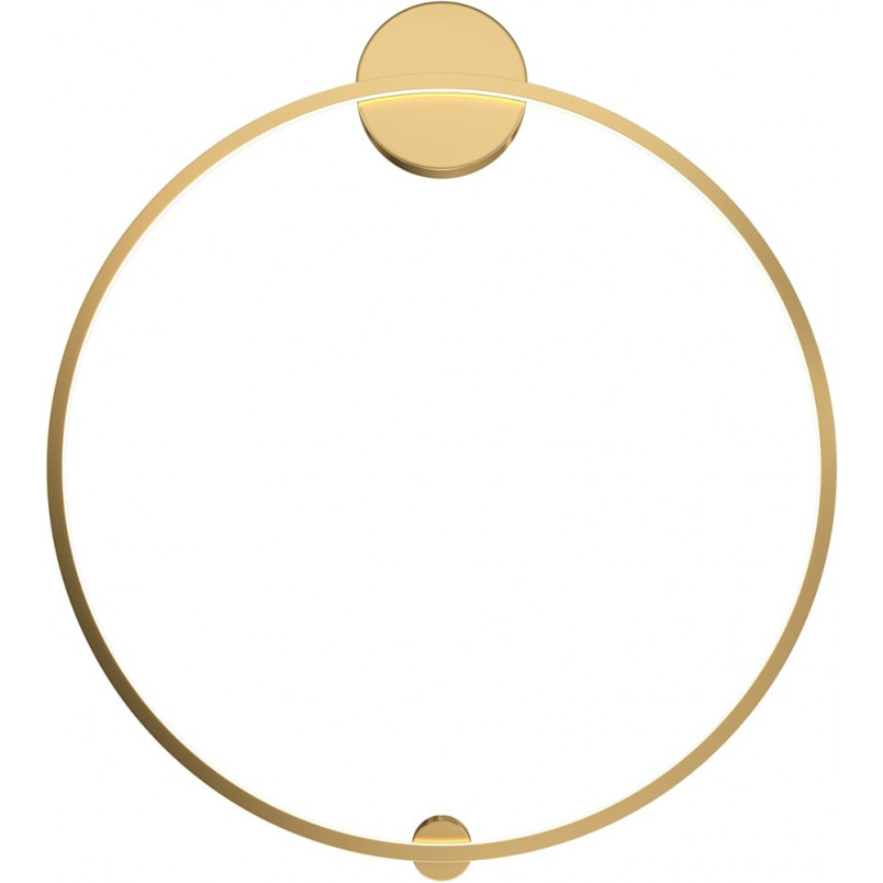 Kinkiet Halo LED Maytoni | Mosiężny, Okrągły, 80cm