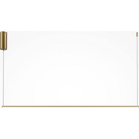 Lampa wisząca Halo LED mosiężna Maytoni - 120cm | Sklep z lampami