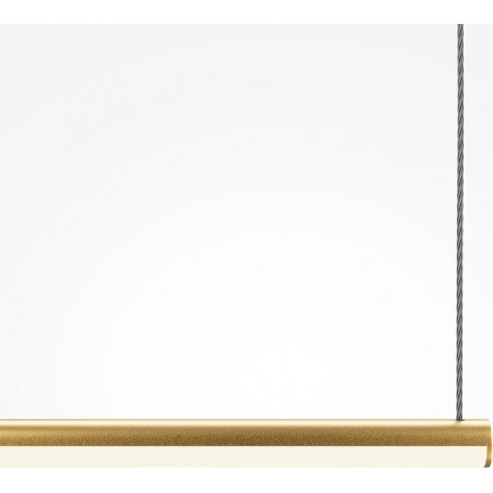 Lampa wisząca Halo LED mosiężna Maytoni - 120cm | Sklep z lampami