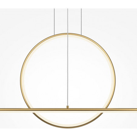 Lampa Wisząca Halo LED Maytoni | Nowoczesny Design, Mosiądz