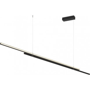 Lampa wisząca Halo LED Maytoni | Nowoczesna, czarna, 150cm