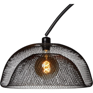 Lampa podłogowa Mesh czarna | Lucide - Nowoczesny design