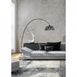 Lampa podłogowa Mesh czarna | Lucide - Nowoczesny design