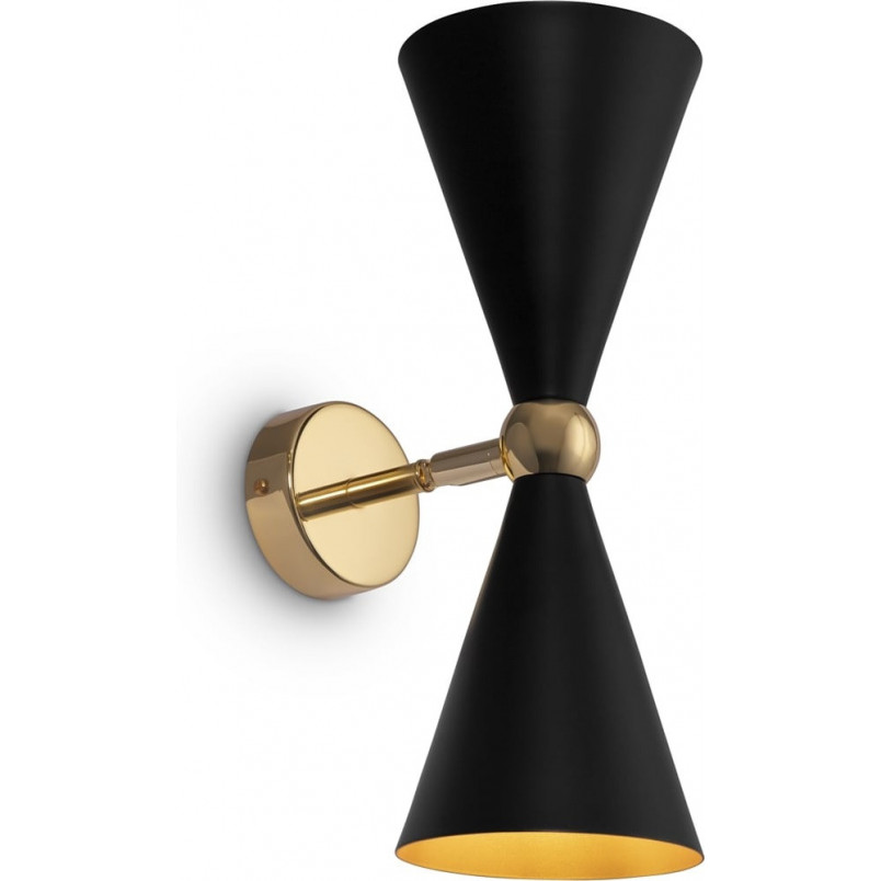 Kinkiet Vesper czarno-złoty Maytoni - Elegancki design