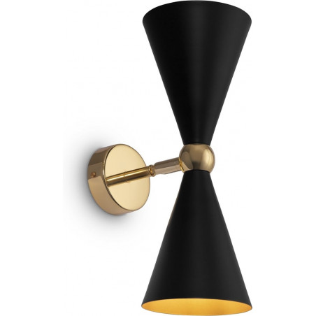 Kinkiet Vesper czarno-złoty Maytoni - Elegancki design