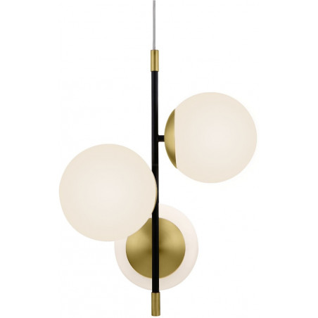 Lampa Wisząca Maytoni Nostalgia III | Biały/Złoty/Czarny