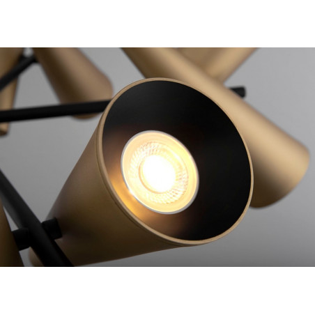 Lampa Sufitowa Mosiężna Giro Maytoni | 69cm, 10x GU10