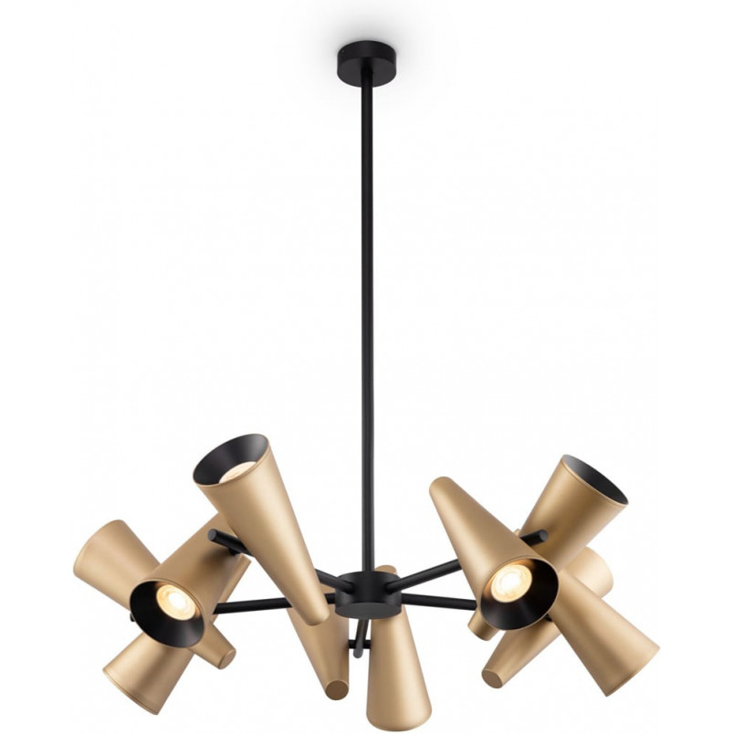 Lampa Sufitowa Mosiężna Giro Maytoni | 69cm, 10x GU10