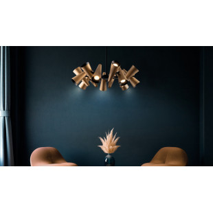 Lampa Sufitowa Mosiężna Giro Maytoni | 69cm, 10x GU10