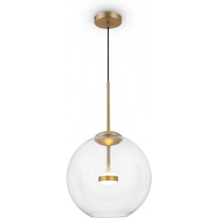 Lampa szklana Cometa Maytoni | Designerska kula LED 35cm