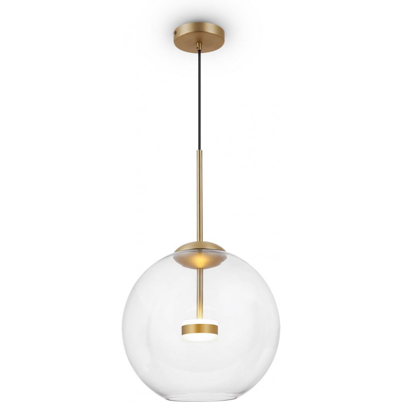 Lampa szklana Cometa Maytoni | Designerska kula LED 35cm